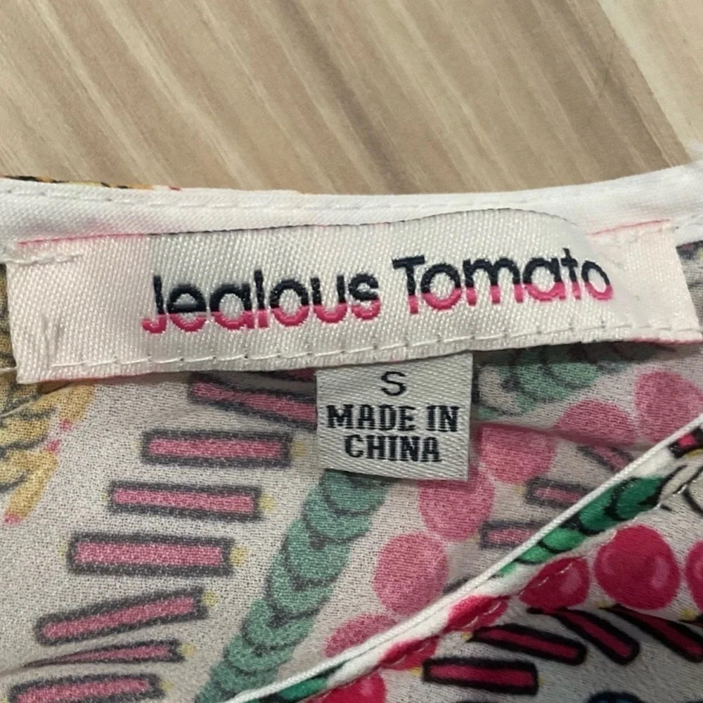 Free People Jealous Tomatoes Polyester Long Sleeve Blouse Top Size Small - Picture 8 of 12